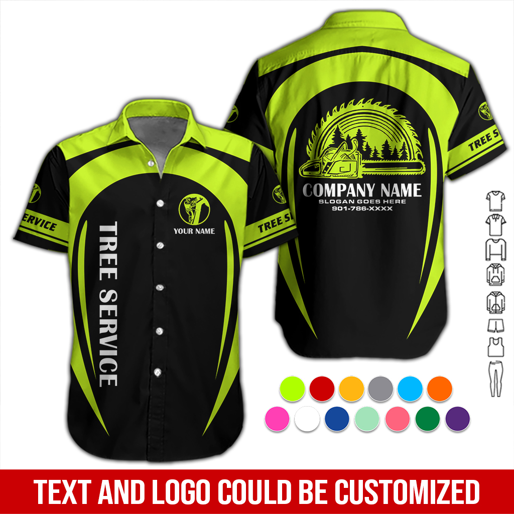Personalized Name Arborist Tree Services 3D All Over Printed Clothes  DA279