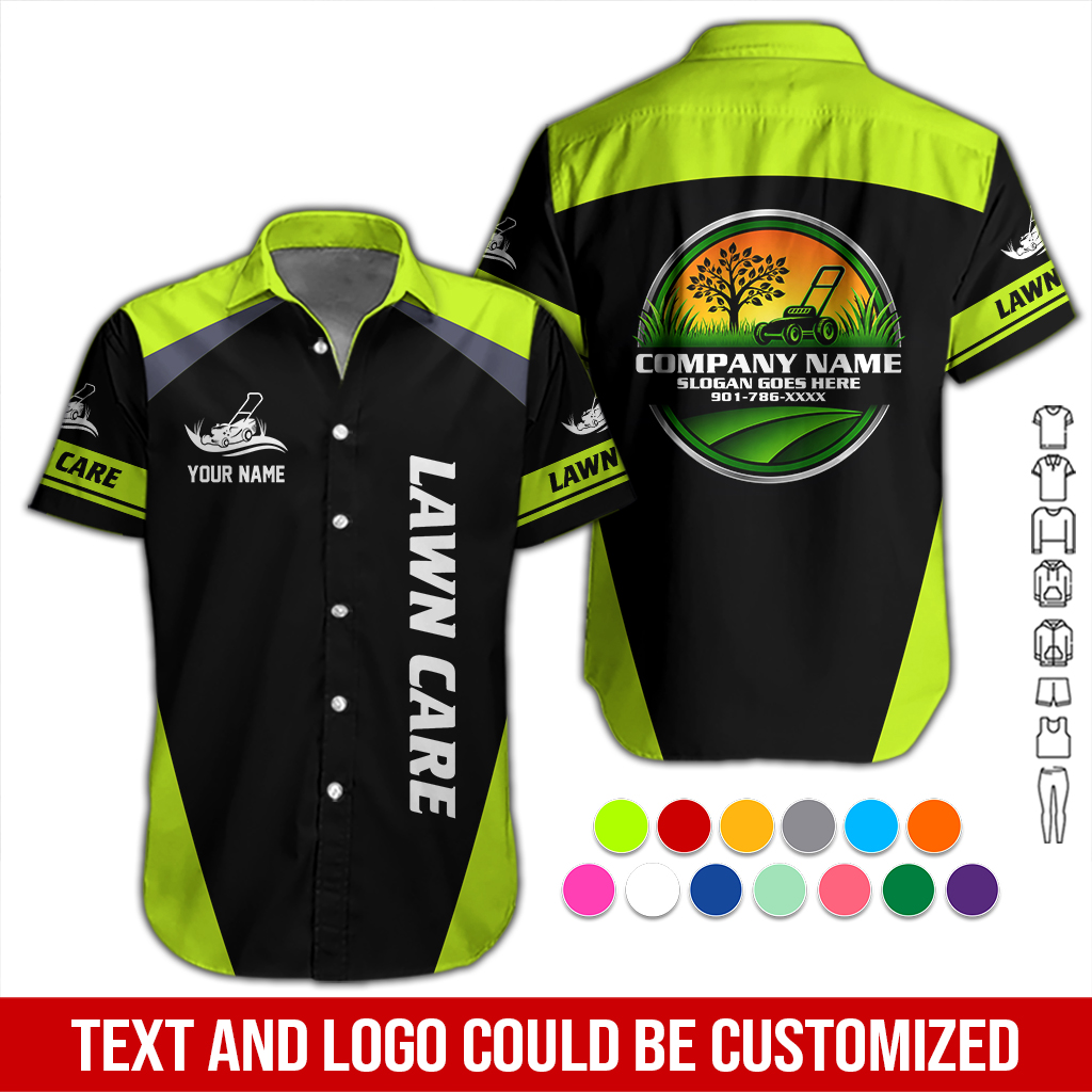 Personalized Name Lawn Care 3D All Over Printed Clothes DA282