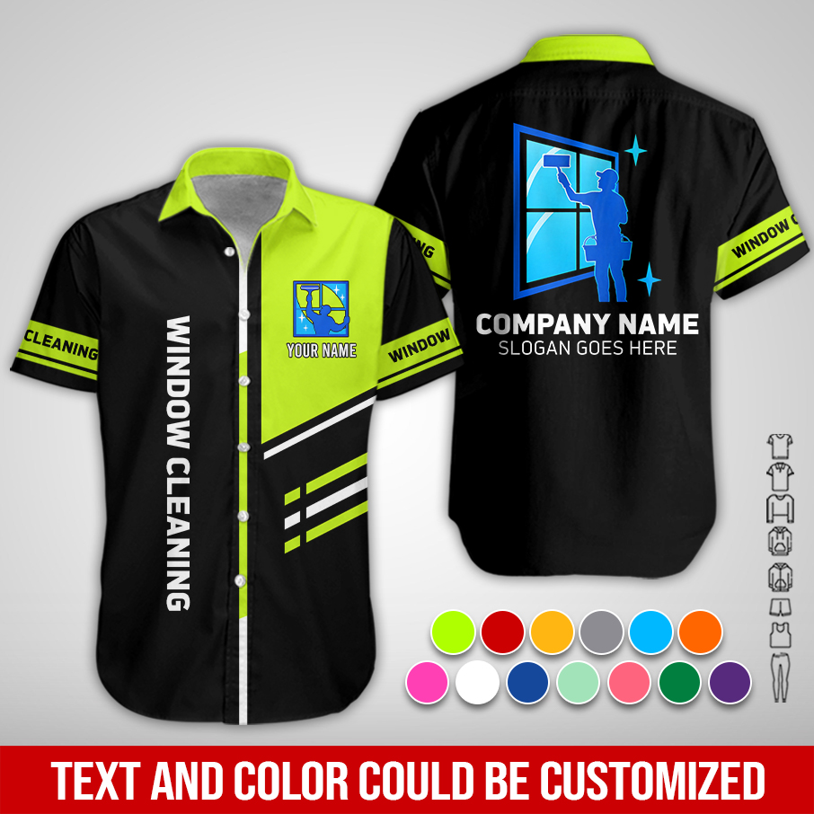 Personalized Name Window Cleaning Service 3D All Over Printed Clothes PC709