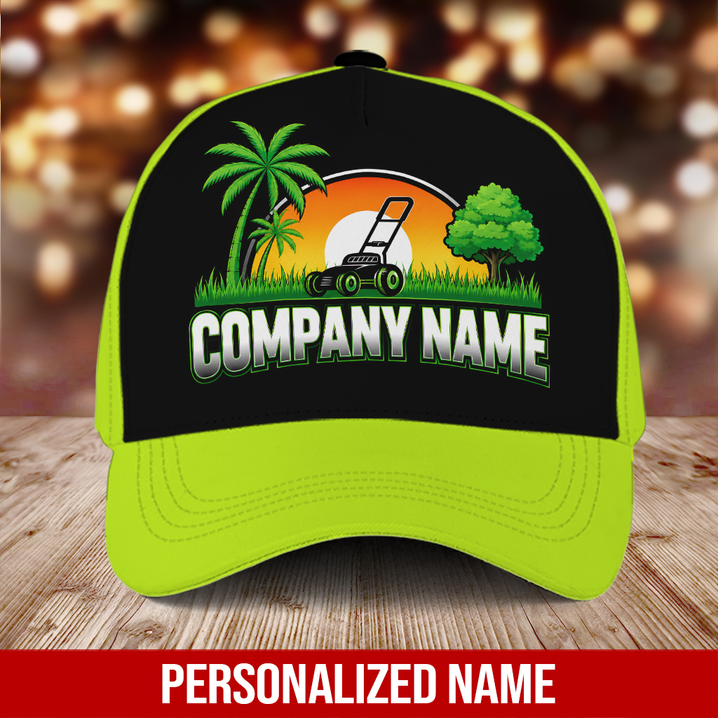 Personalized Lawn Care Company Classic Cap DA288