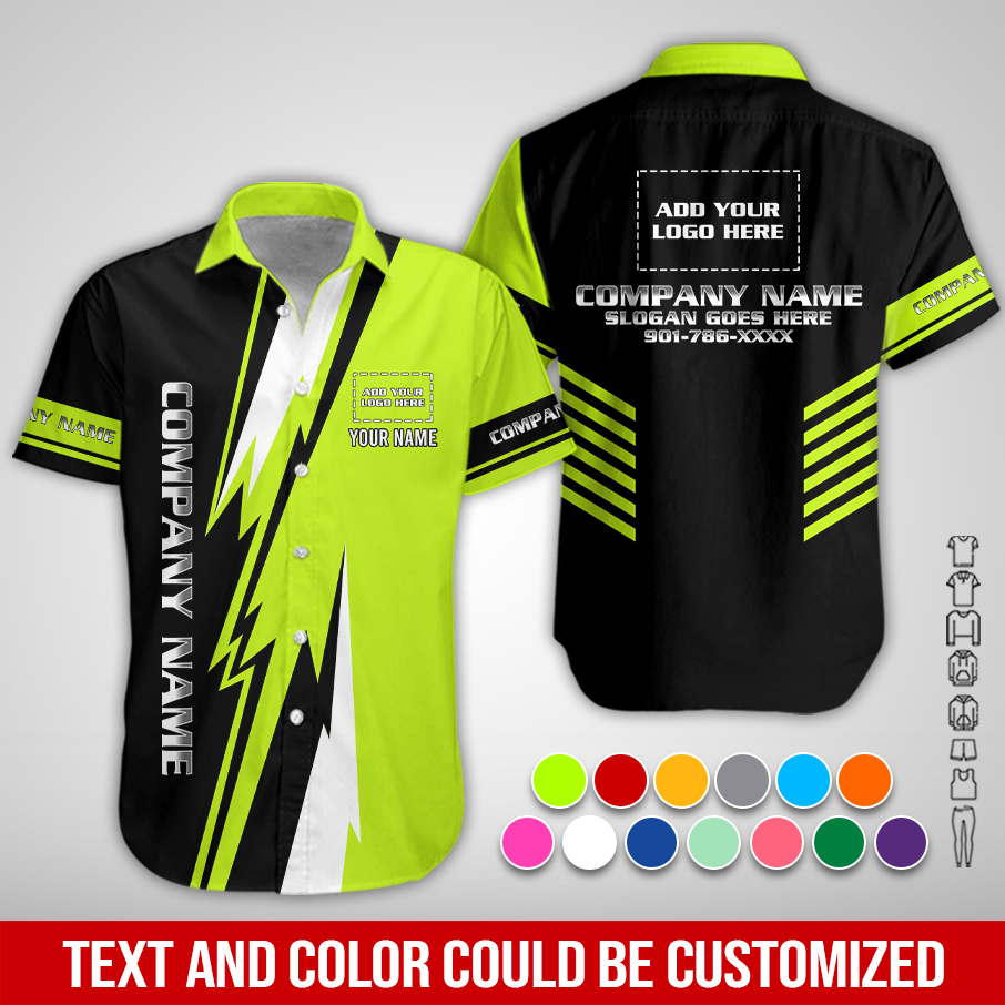 Custom Company Brand Uniform Shirt – Personalized Name, Logo & Colors PC714