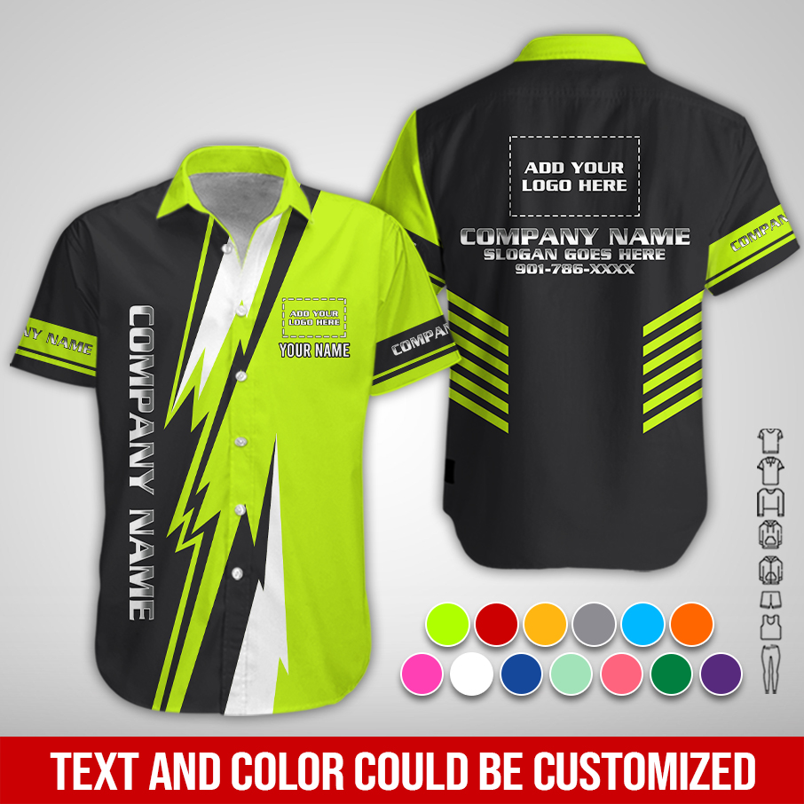 Custom Company Brand Uniform Shirt – Personalized Name, Logo & Colors PC715