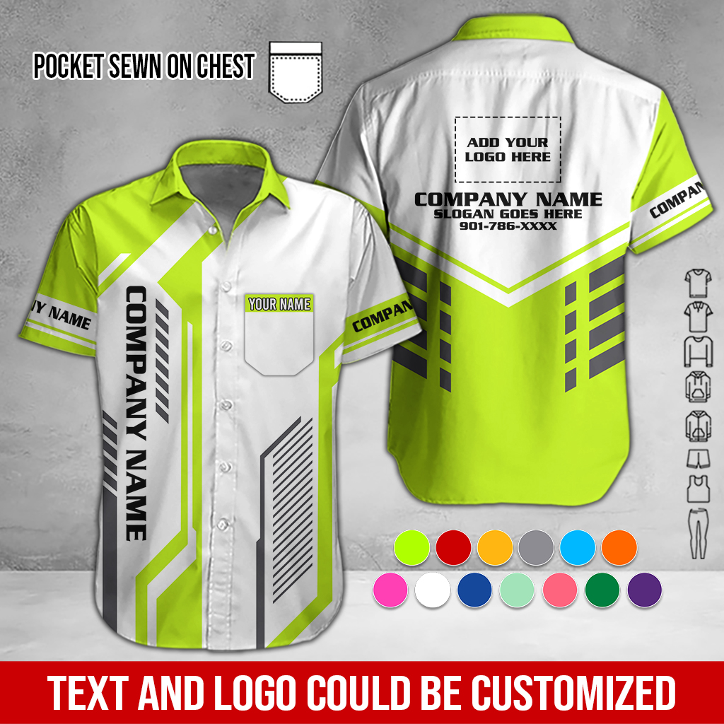 Pocket – Personalized Work Shirt for Mechanics, Electricians & HVAC DA293