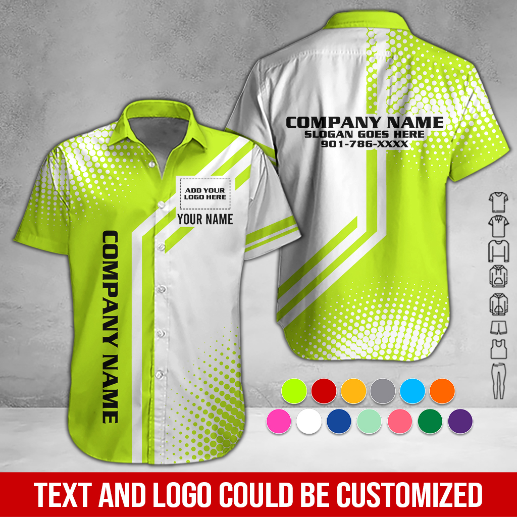 Custom Company Brand Uniform Shirt – Personalized Name, Logo & Colors DA297