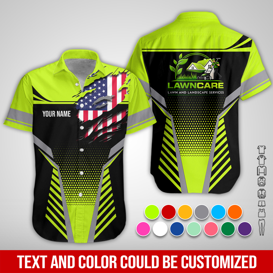 Personalized Name Lawn Care 3D All Over Printed Clothes PC719