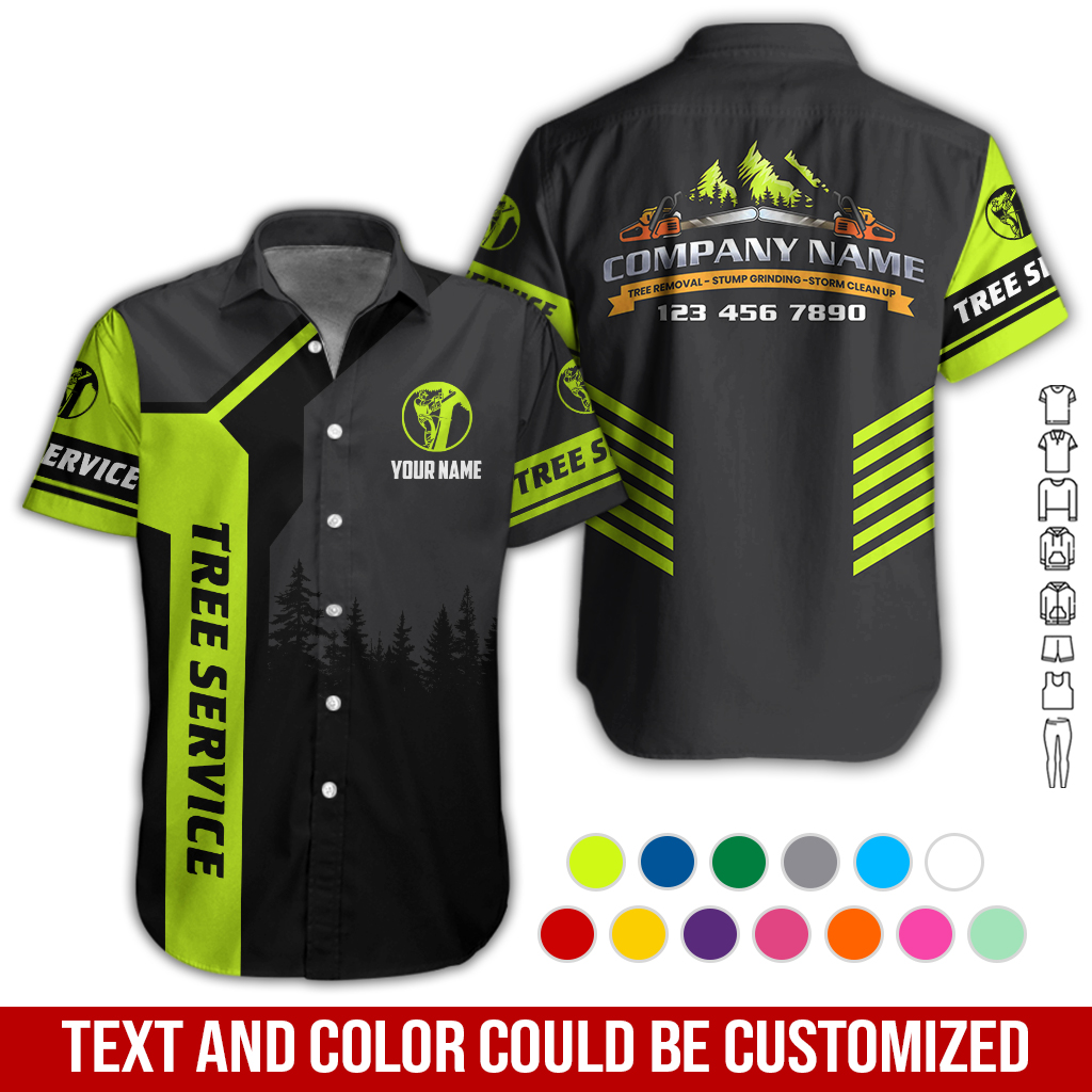 Personalized Name Arborist Tree Services 3D All Over Printed Clothes GL443