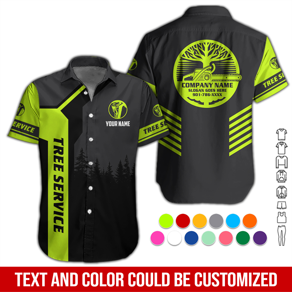 Personalized Name Arborist Tree Services 3D All Over Printed Clothes  DA304