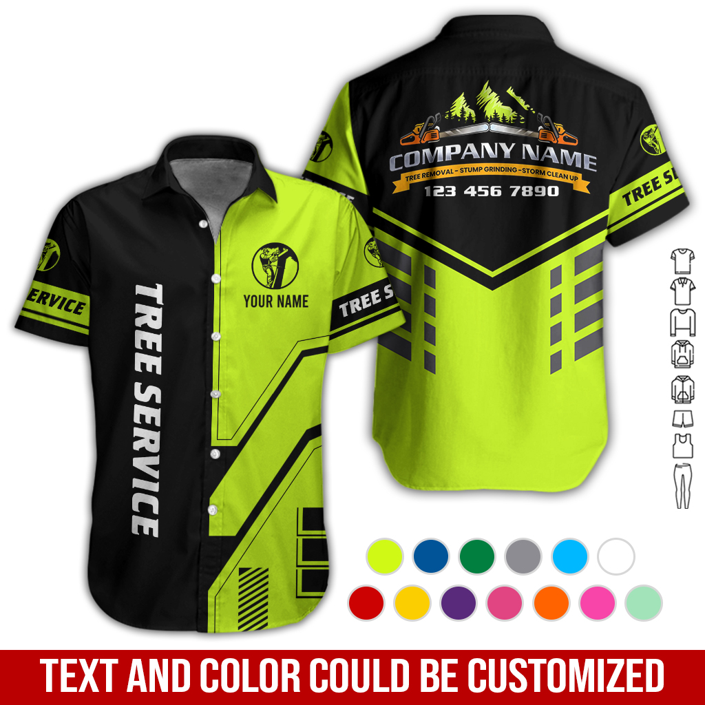 Personalized Name Arborist Tree Services 3D All Over Printed Clothes GL447