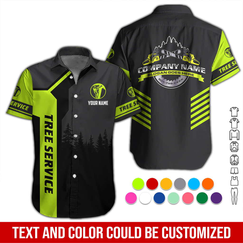 Personalized Name Arborist Tree Services 3D All Over Printed Clothes  DA305