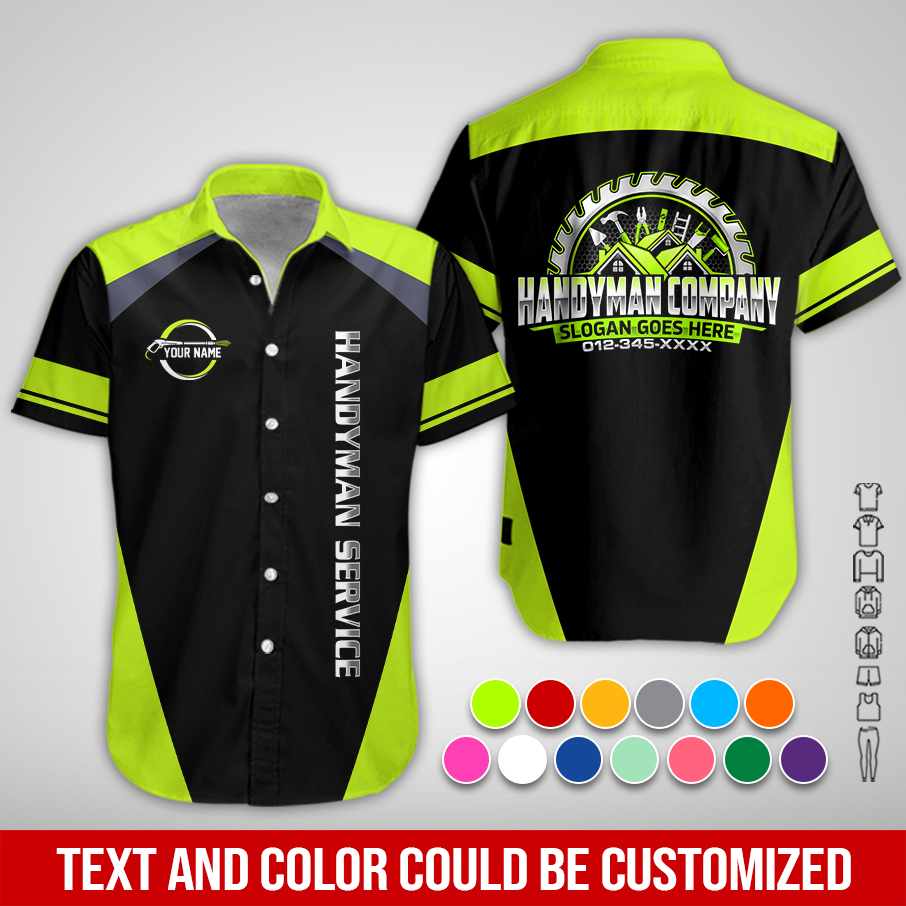 Personalized Name Handyman Service 3D All Over Printed Clothes PC723