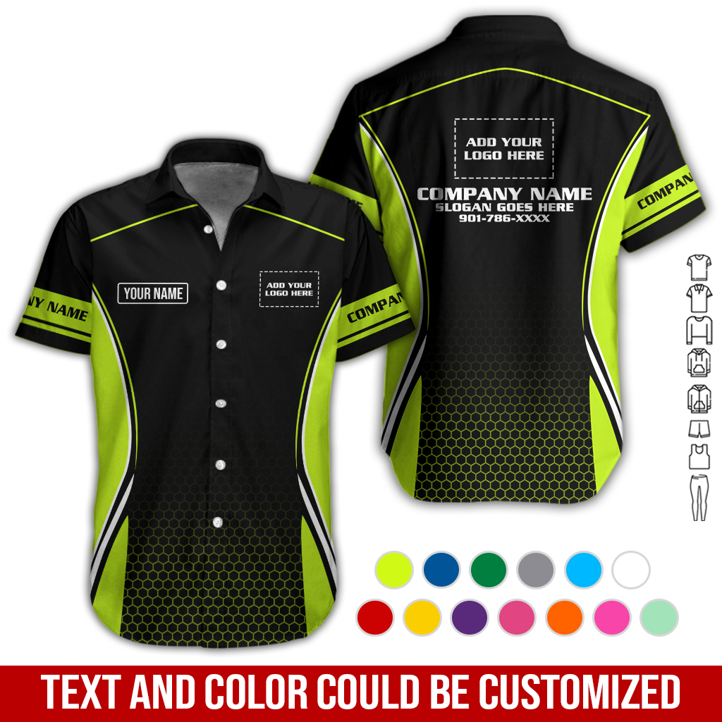 Custom Company Brand Uniform Shirt – Personalized Name, Logo & Colors GL448