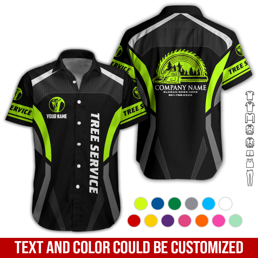 Personalized Name Arborist Tree Services 3D All Over Printed Clothes GL451