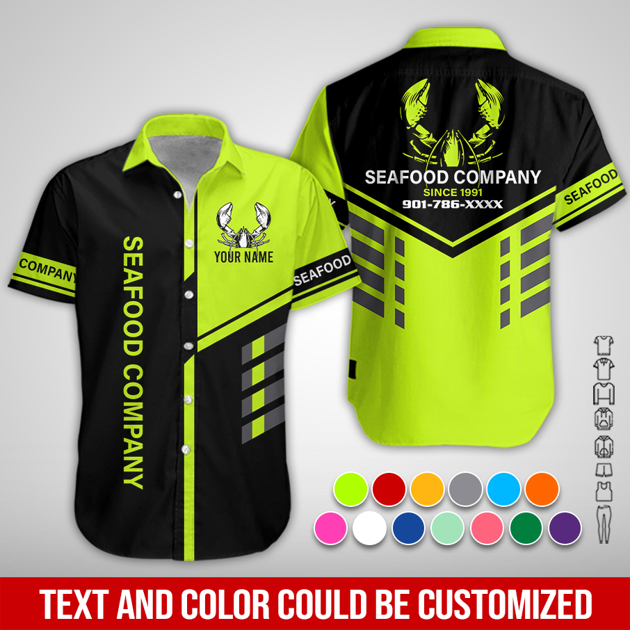 Custom Seafood Company Uniform Shirt ZM752