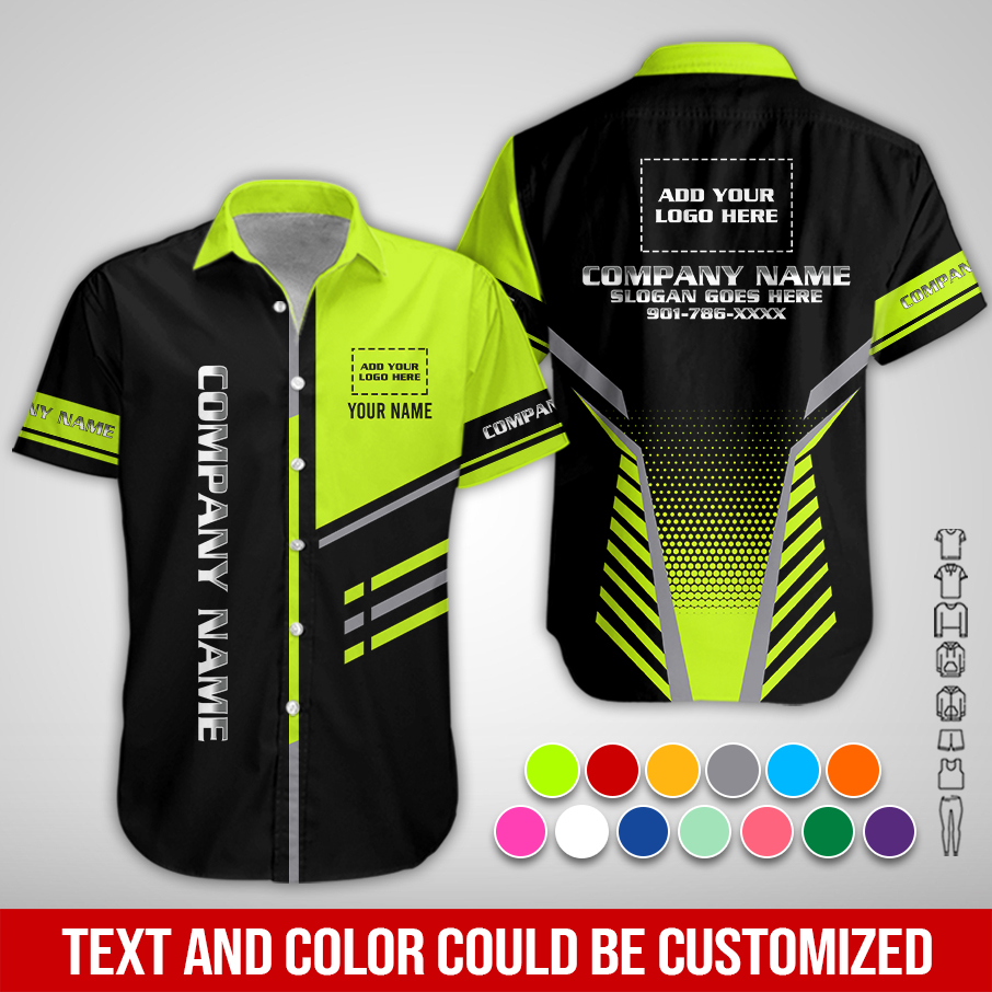 Personalized Work Shirt for Trucker,Cleaning,Mechanics, Electricians & HVAC All Over Printed Clothes PC728