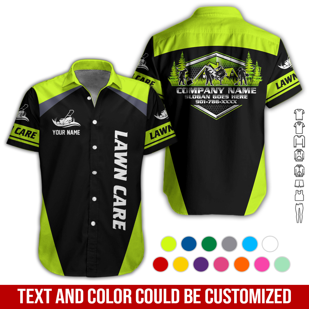 Personalized Name Lawn Care & Landscaping 3D All Over Printed Clothes GL453