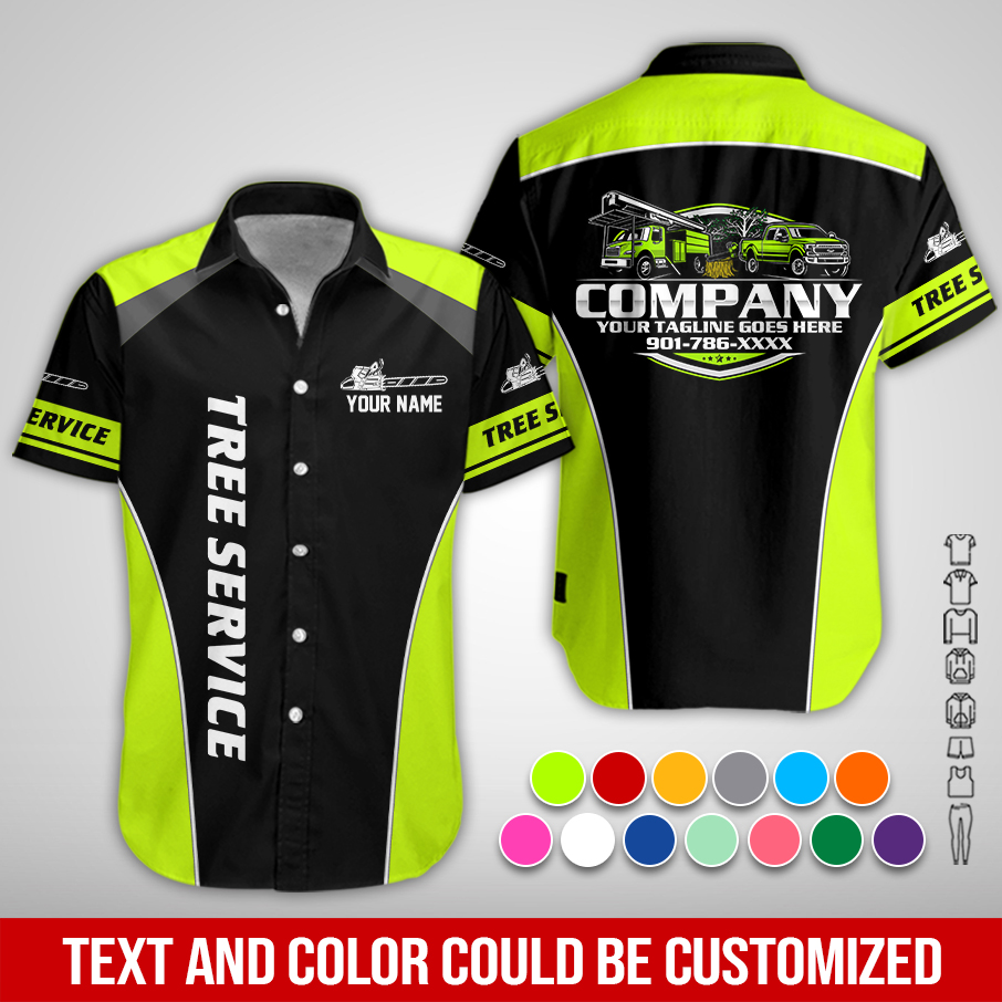 Personalized Name Tree Service 3D All Over Printed Clothes ZM755