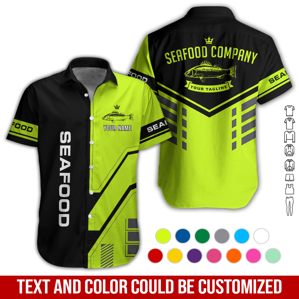 Custom Seafood Company Uniform Shirt GL456