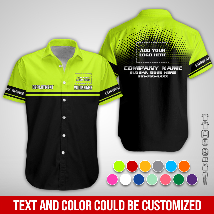 Custom Company Brand Uniform Shirt – Personalized Name, Logo & Colors PC733