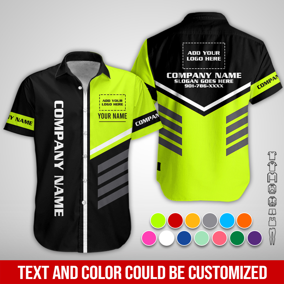 Custom Company Brand Uniform Shirt – Personalized Name, Logo & Colors ZM761