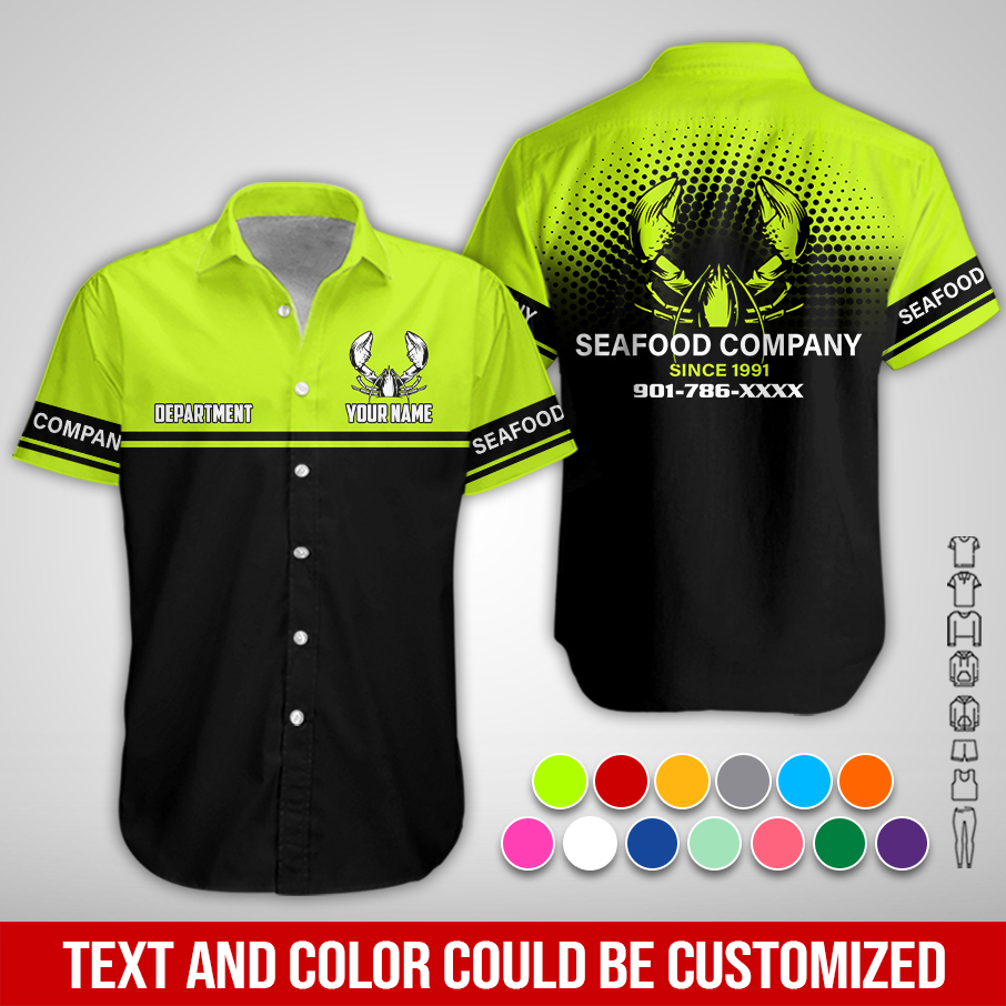 Custom Seafood Company Uniform Shirt PC734
