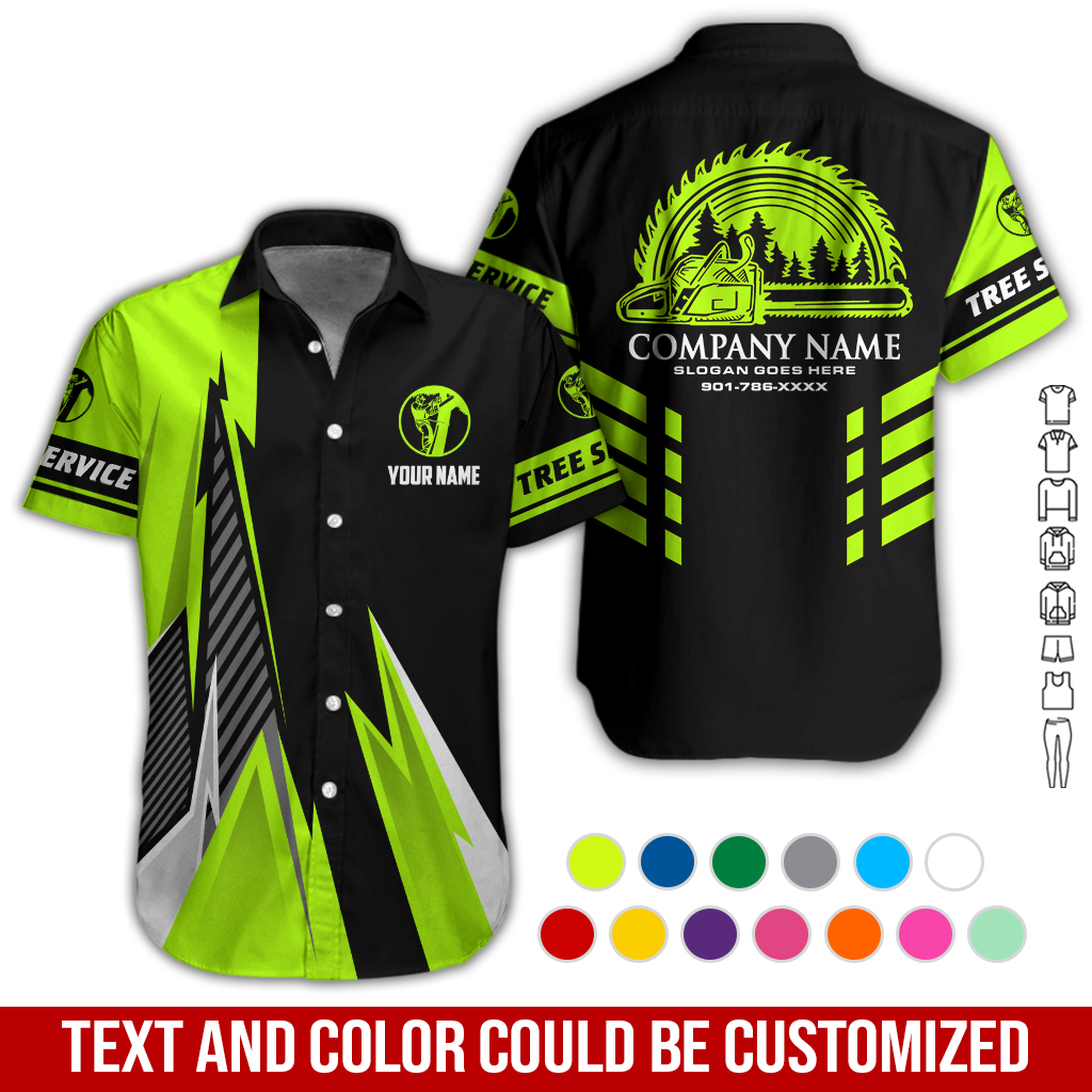 Personalized Name Arborist Tree Services 3D All Over Printed Clothes GL459
