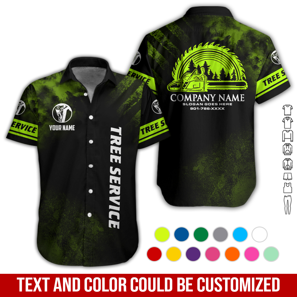 Personalized Name Arborist Tree Services 3D All Over Printed Clothes GL460