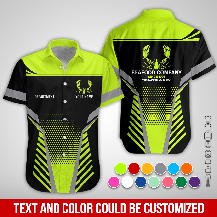 Custom Seafood Company Uniform Shirt PC736