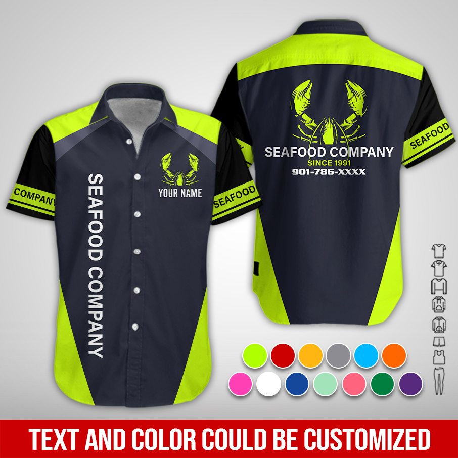 Custom Seafood Company Uniform Shirt ZM763