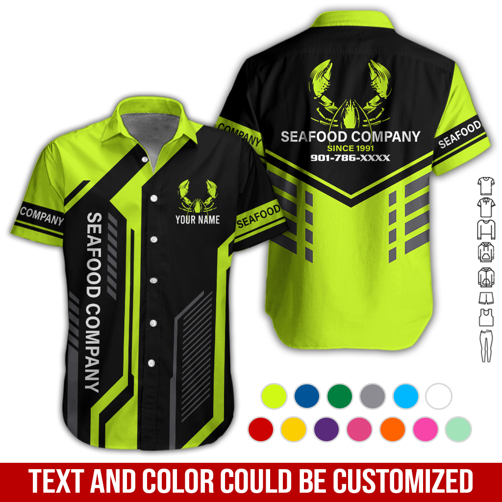 Custom Seafood Company Uniform Shirt GL462