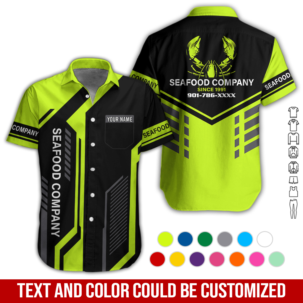 Custom Seafood Company Uniform Shirt GL463
