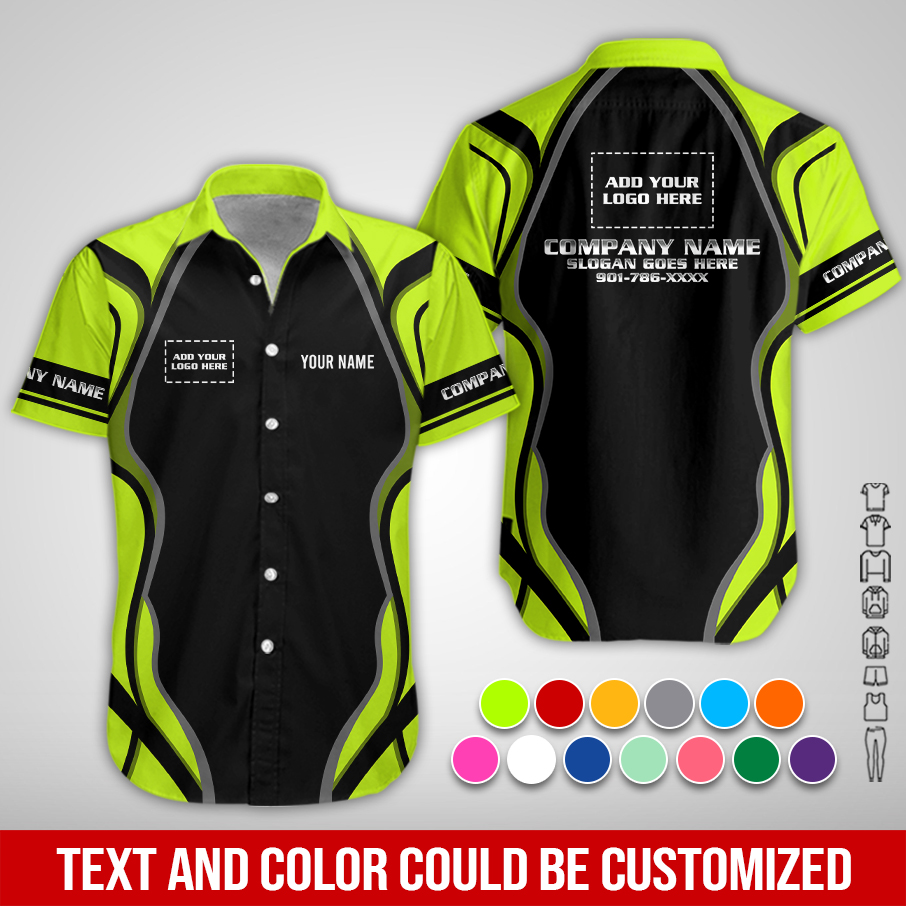 Custom Company Brand Uniform Shirt – Personalized Name, Logo & Colors PC739