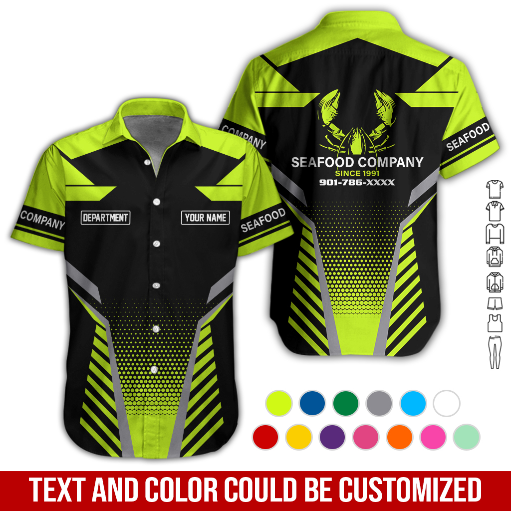 Custom Seafood Company Uniform Shirt GL464