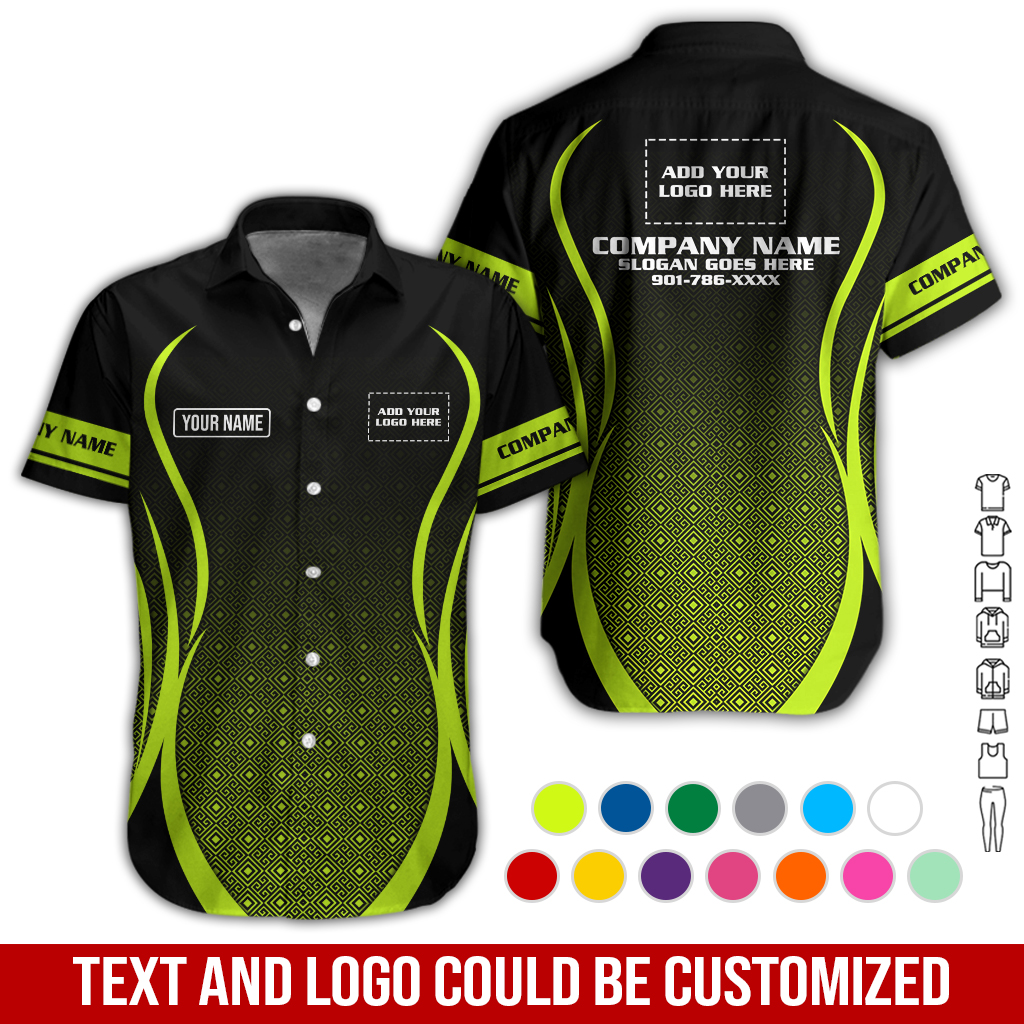 Personalized Name Workwear Style All Over Printed Clothes GL470