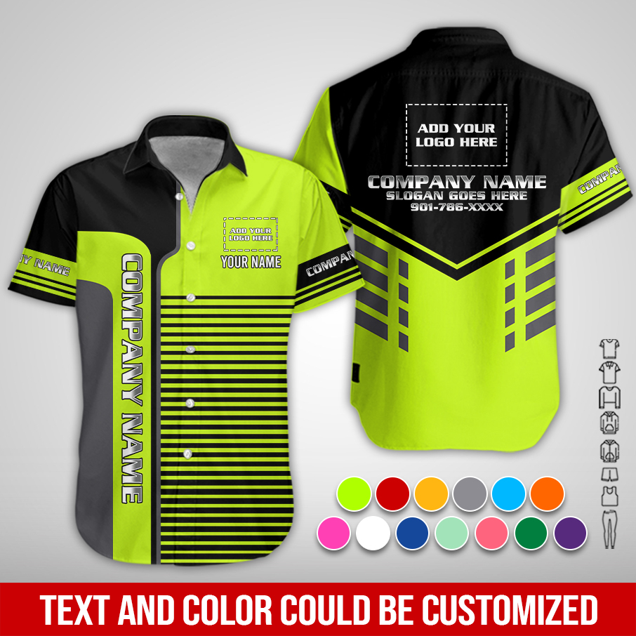 Personalized Work Shirt for Mechanics, Electricians & HVAC ZM769