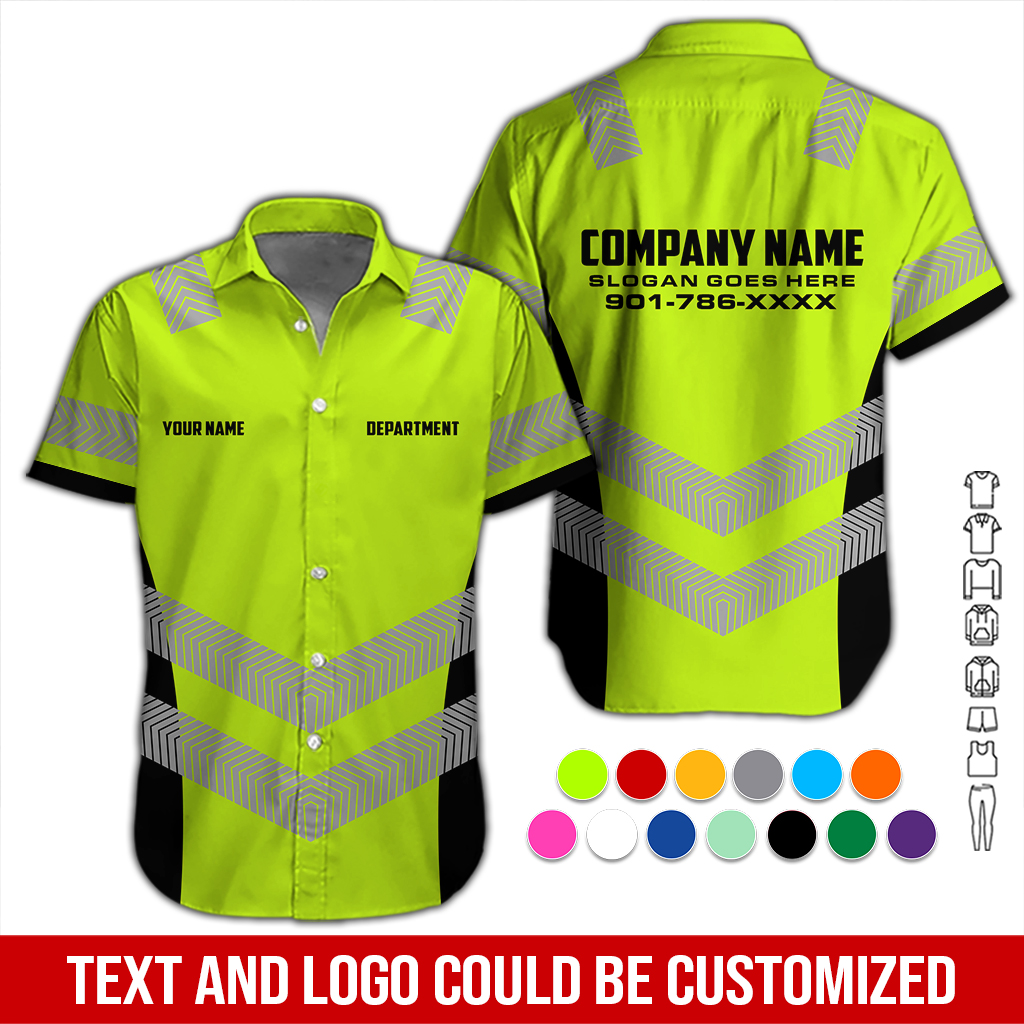 Custom Company Brand Uniform Shirt – Personalized Name, Logo & Colors DA320