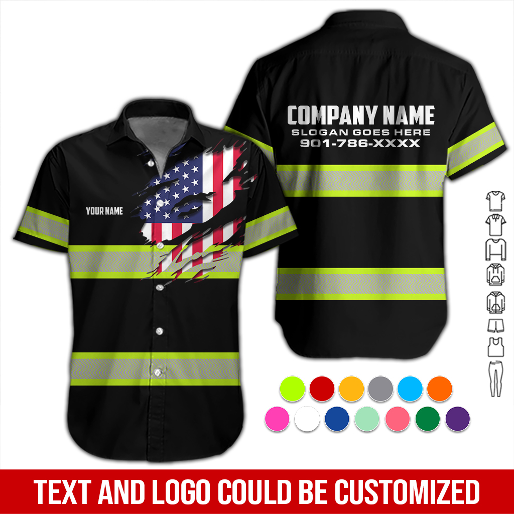 Personalized Work Shirt for Mechanics, Electricians & HVAC  DA322