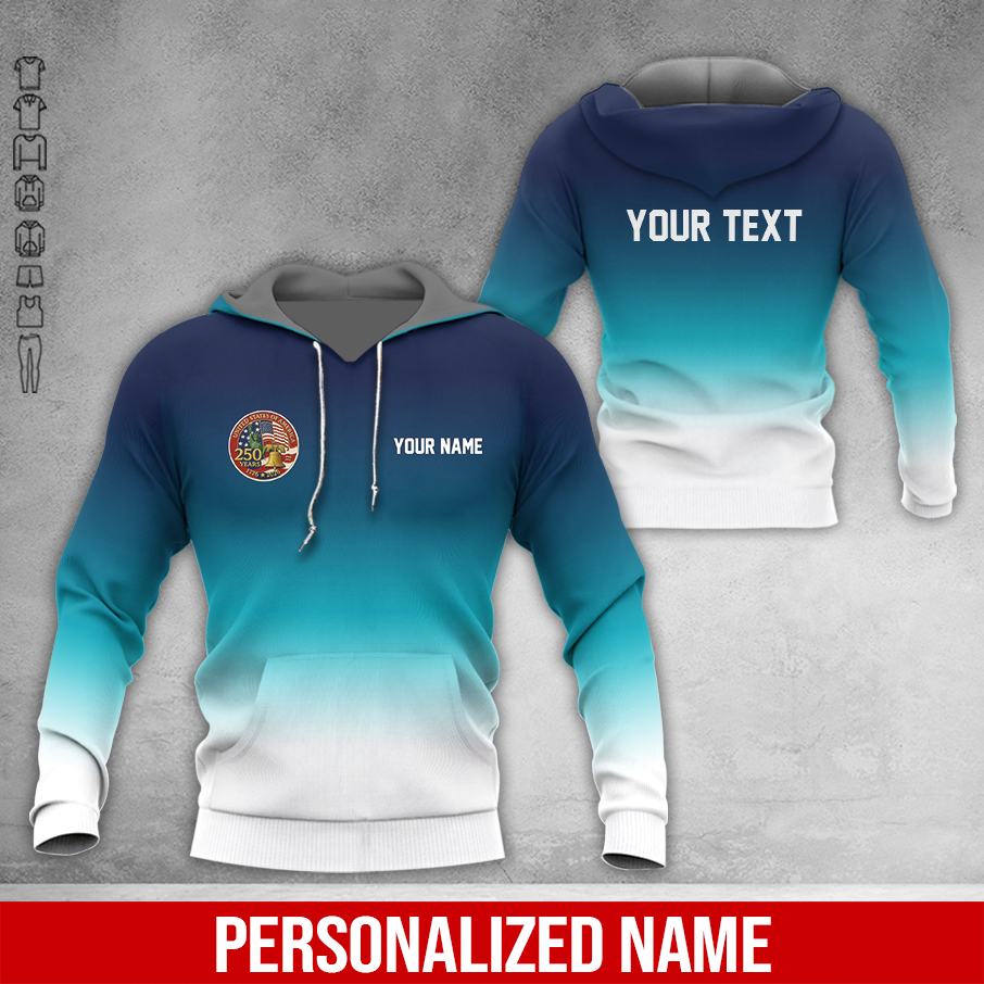 Personalized Name United States 250th Anniversary All Over Printed Clothes PC755
