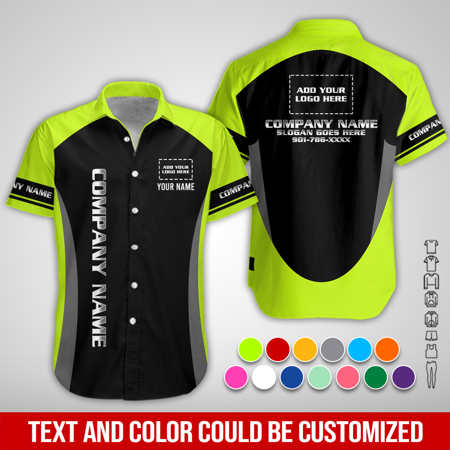 Custom Company Brand Uniform Shirt – Personalized Name, Logo & Colors PC760