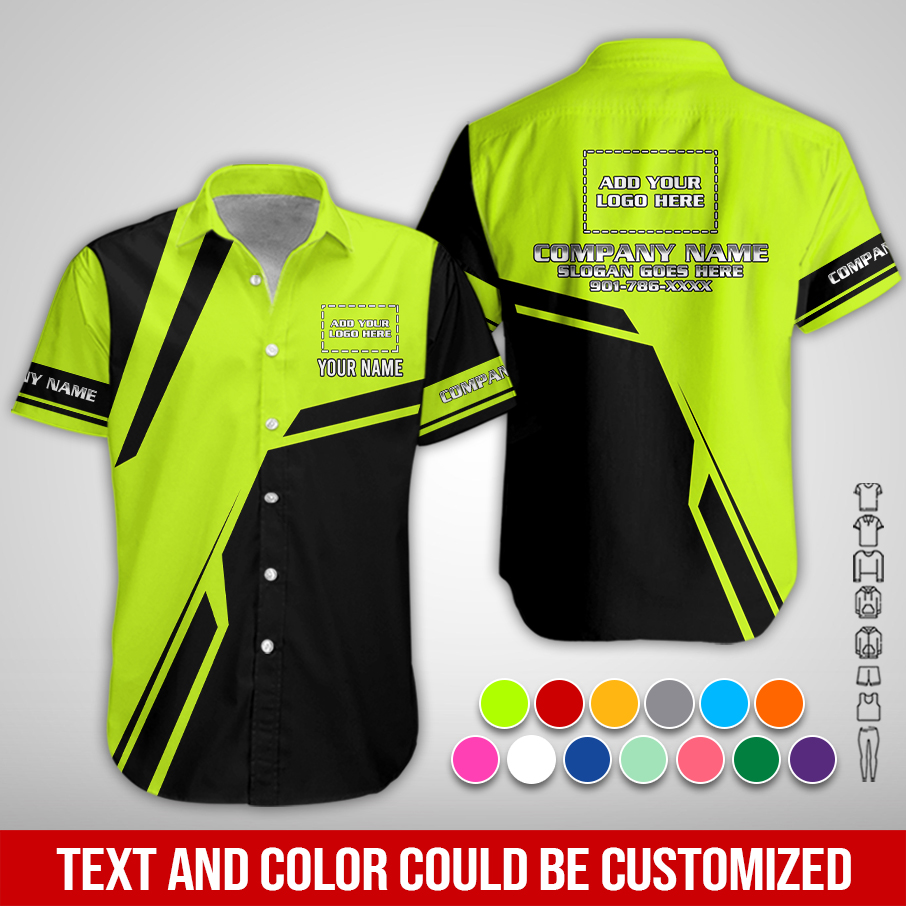 Custom Company Work Shirt with Name & Logo ZM781