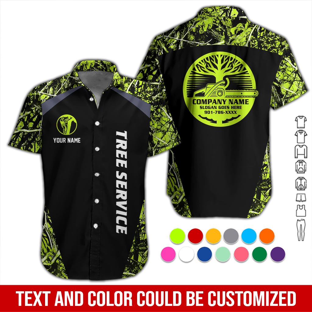 Personalized Name Arborist Tree Services 3D All Over Printed Clothes  DA337