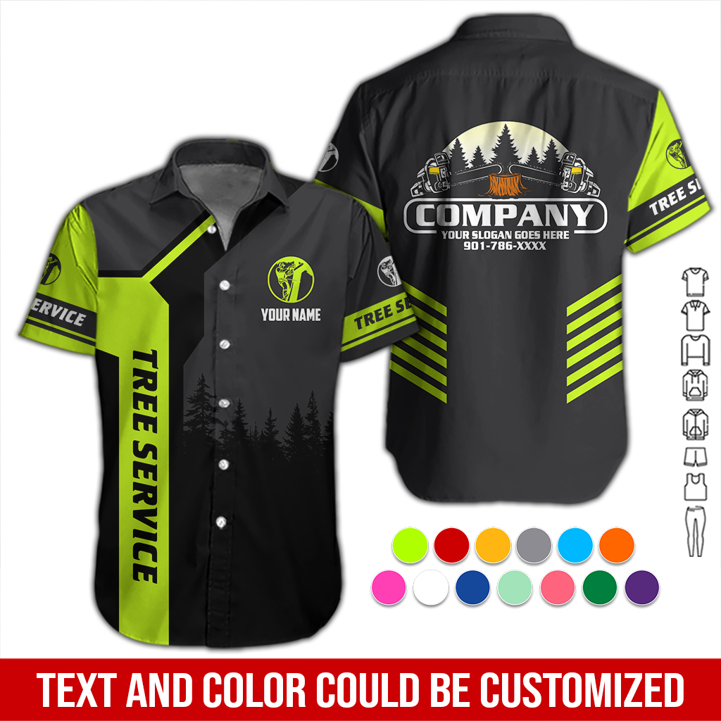 Personalized Name Arborist Tree Services 3D All Over Printed Clothes  DA338