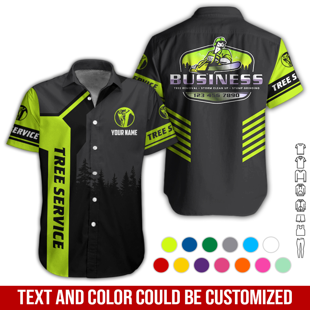 Personalized Name Arborist Tree Services 3D All Over Printed Clothes GL491