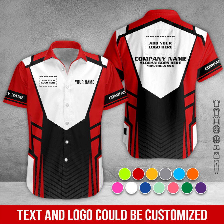 Custom Company Brand Uniform Shirt – Personalized Name, Logo & Colors ZM785