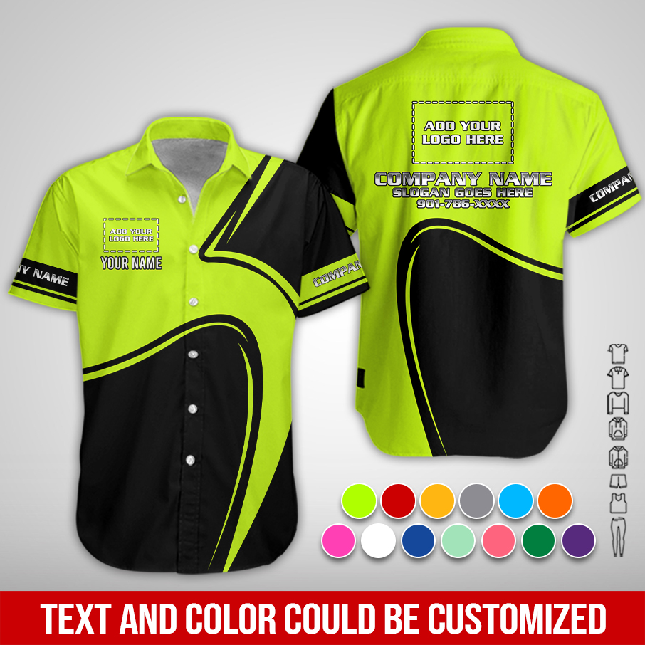 Custom Company Work Shirt with Name & Logo ZM786