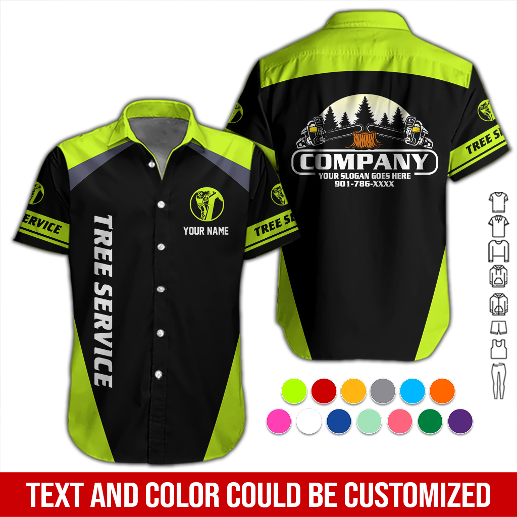 Personalized Name Arborist Tree Services 3D All Over Printed Clothes  DA339
