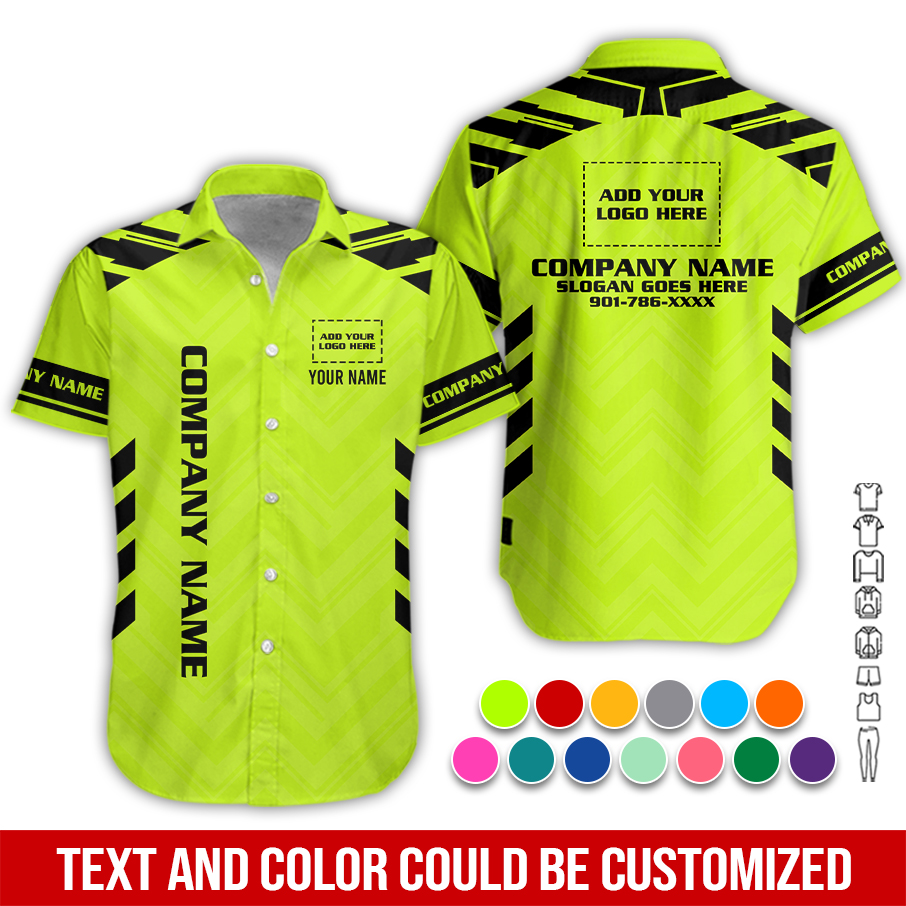 Custom Company Brand Uniform Shirt – Personalized Name, Logo & Colors PC776