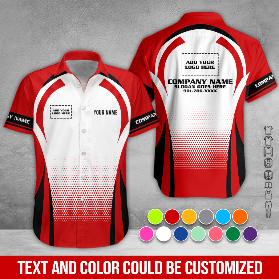 Custom Company Brand Uniform Shirt – Personalized Name, Logo & Colors ZM788
