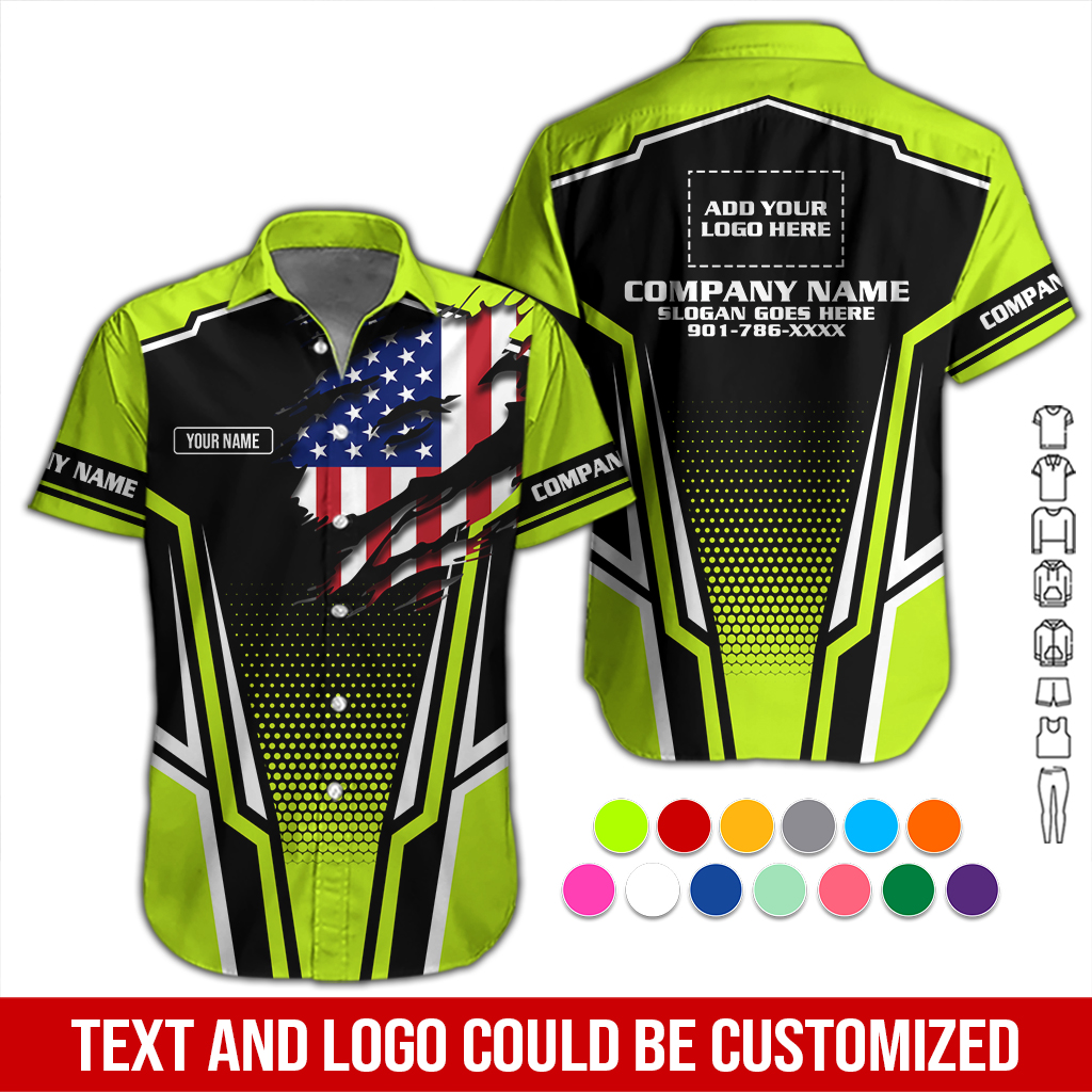 Personalized Work Shirt for Mechanics, Electricians & HVAC DA350