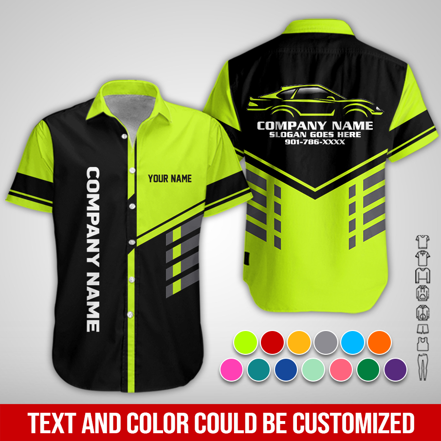 Personalized Name Auto Company All Over Printed Clothes PC784