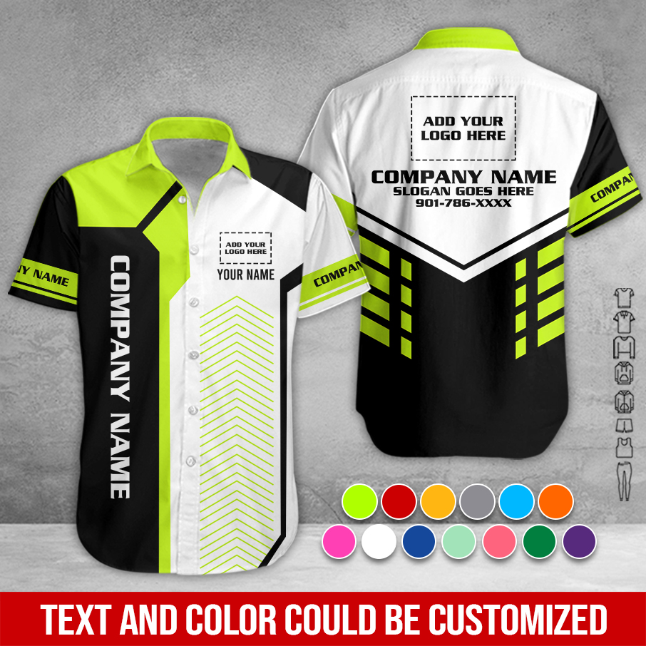 Custom Company Brand Uniform Shirt – Personalized Name, Logo & Colors ZM791